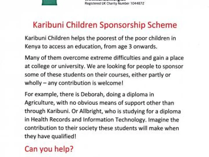 Karibuni Sponsor