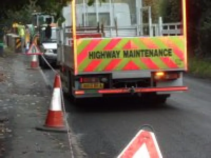 Traffic calming works