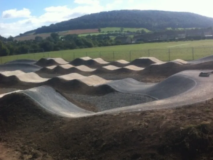 Craven Arms BMX pump track overview