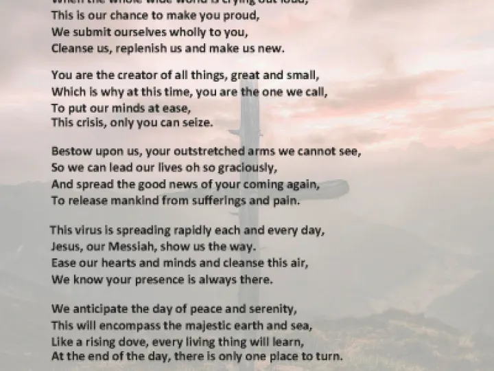 Corona Psalm – T Samuel