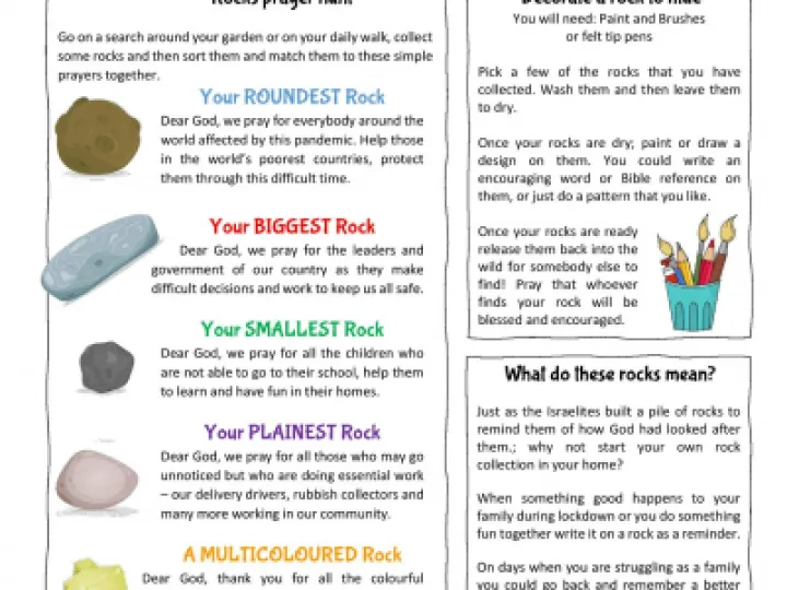 I can pray a rock hunt