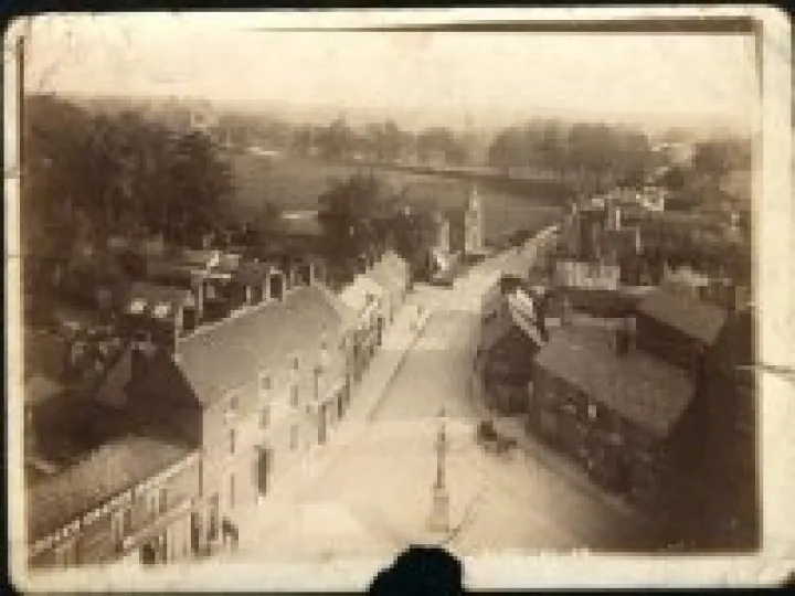 Shropshire street from the Church Tower