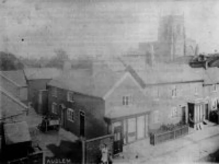 Northern's Butcher's shop from the Public Hall