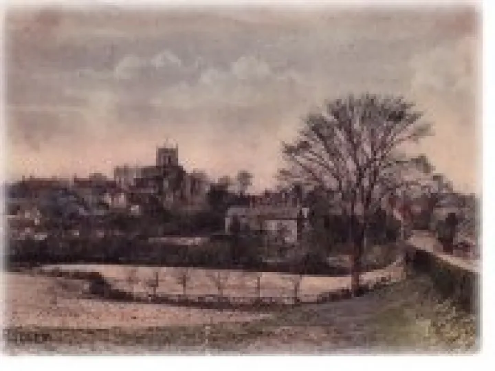 Church &ndash; Distant view from Newcastle Road.