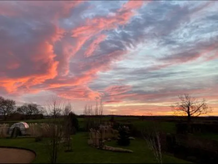 Dawn View over Audlem in January