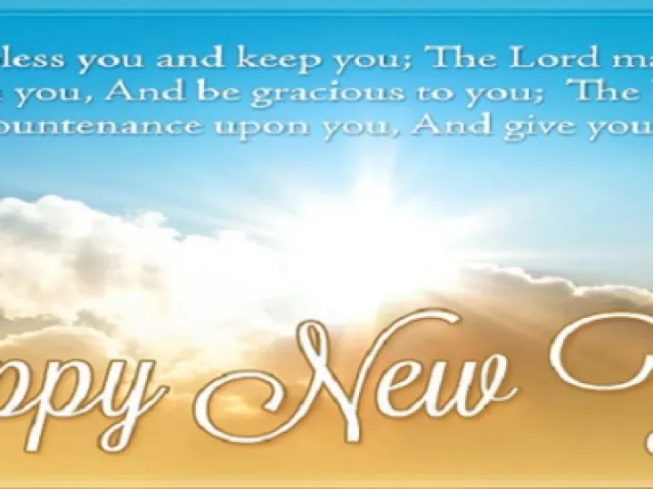 Happy New Year -May the Lord...
