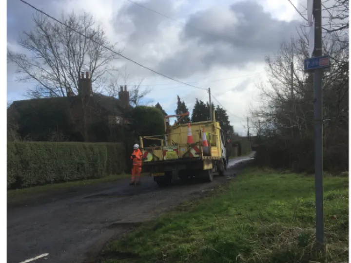 pot hole filling