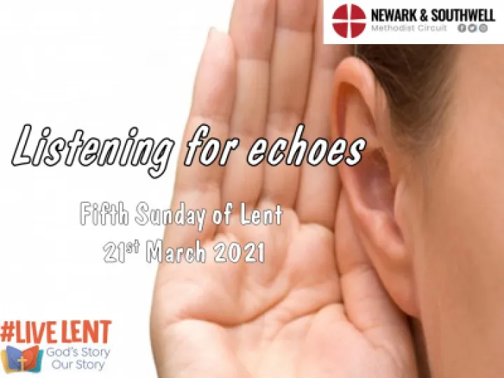 Listening for echoes &ndash; large