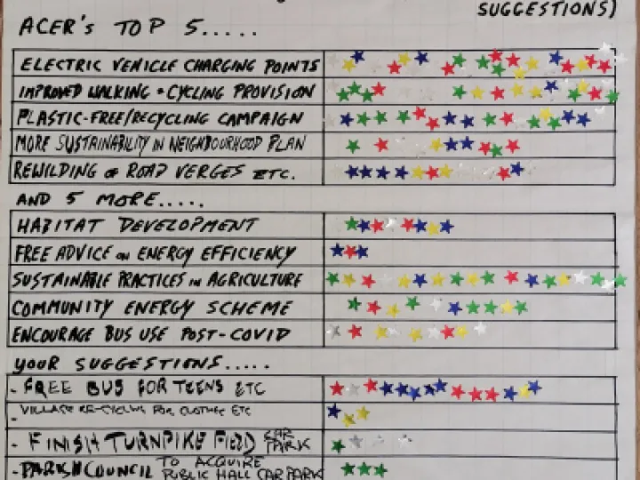 Vote On Climate And Nature Actions Audlem Should Do