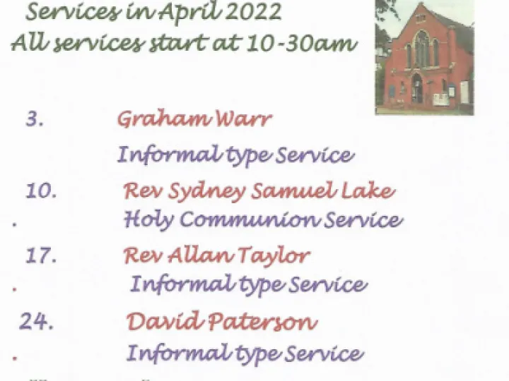 2022-04 Services in April