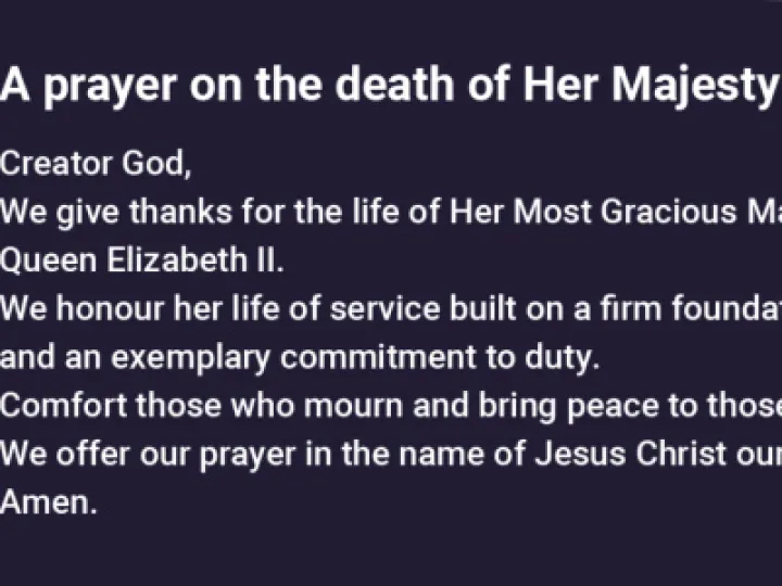 Prayer for the Queen