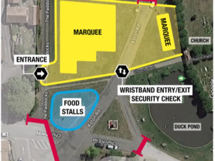 Winterfest Location Map