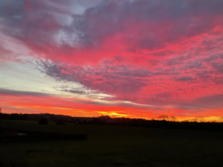 Sunset over Swanbach