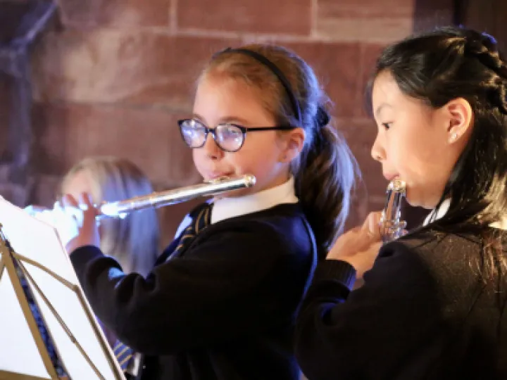 Brereton pupils perform at the QTS celebration