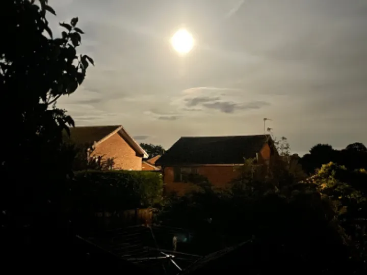 Blue supermoon