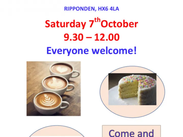 Coffee Morning 7th Oct 23