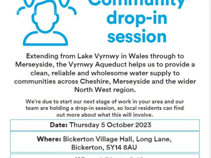 Vyrnwy Aqueduct Maintenance Programme drop in