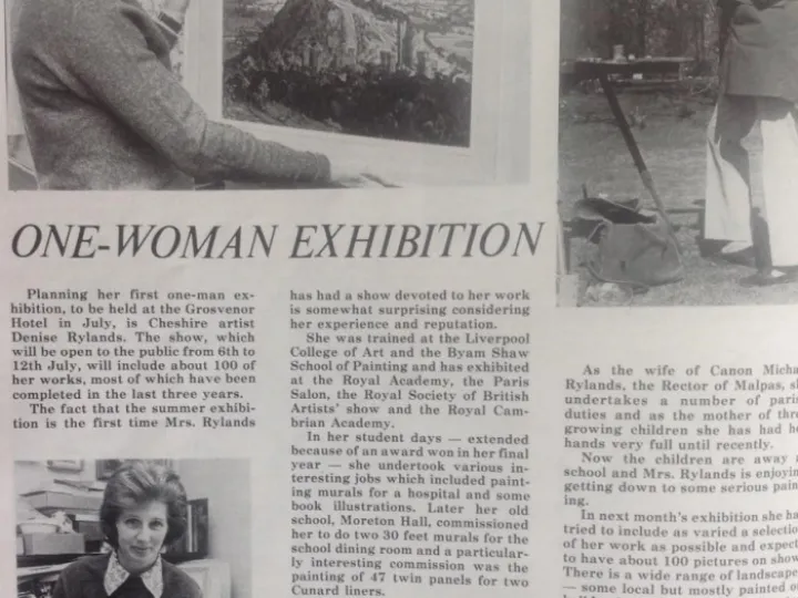 One Woman Exhibition