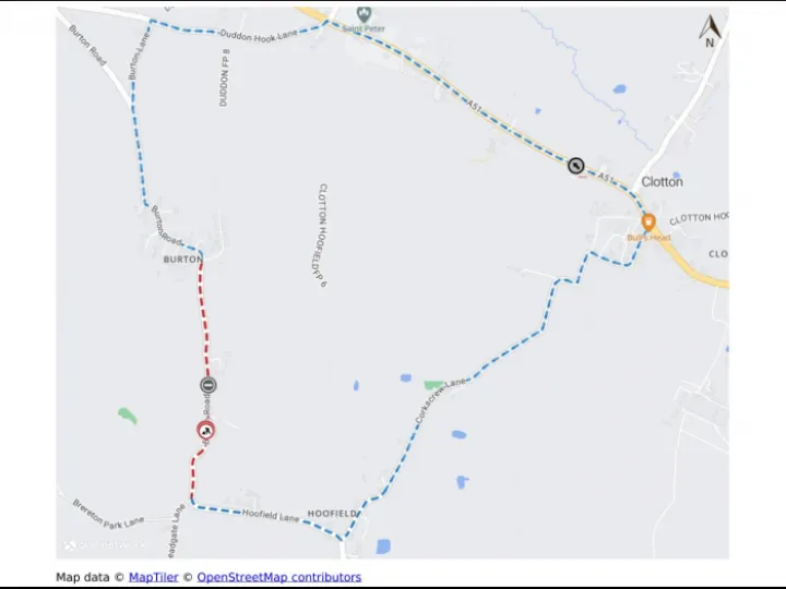 Road Closure Burton Road – Duddon 14 March 4x3