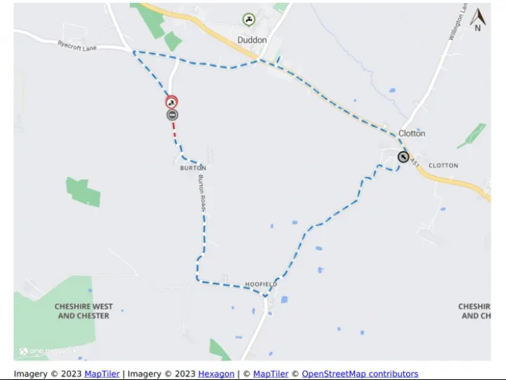 Burton Road Duddon &ndash; 19th March 4x3