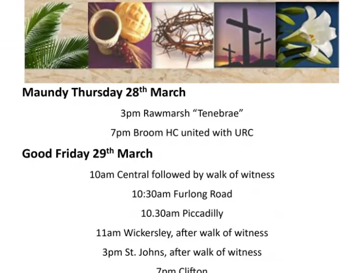 Holy Week Services
