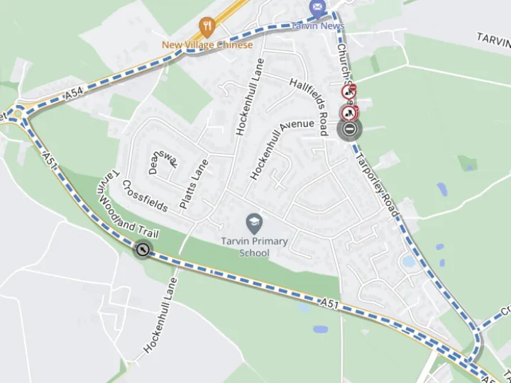 Church Street &ndash; Tarporley Road &ndash; 15 April