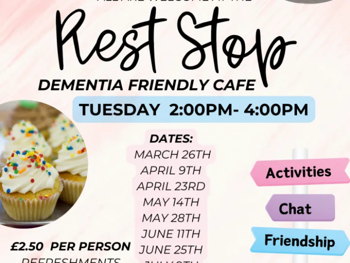 Rest Stop Poster March to August 2024