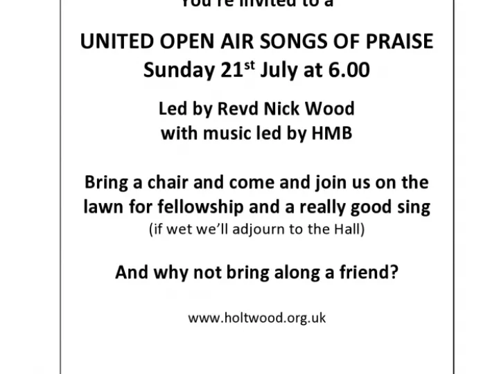 Open Air Service 2024 Poster