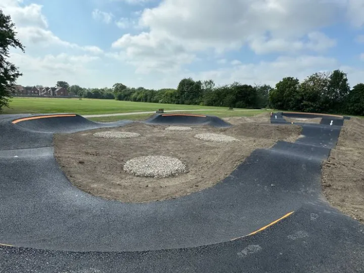 Pickering pump track layout