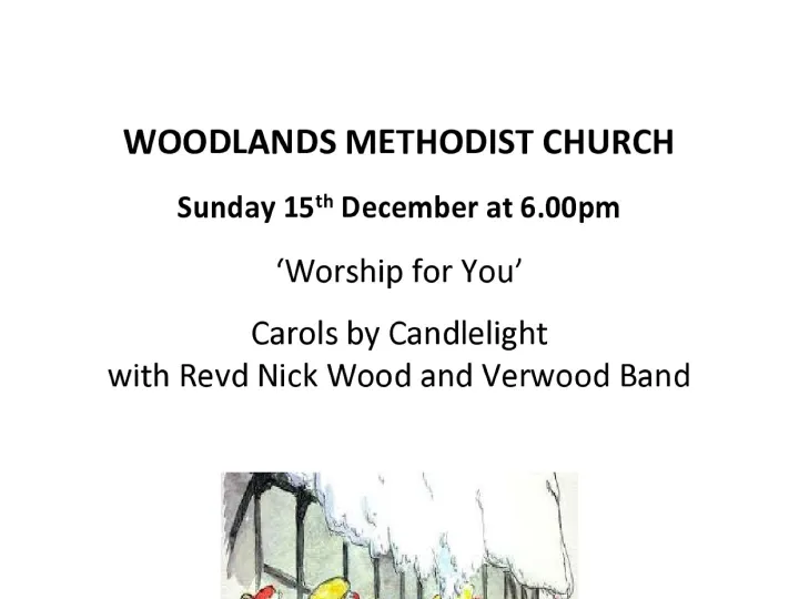 Woodlands Carols 2024