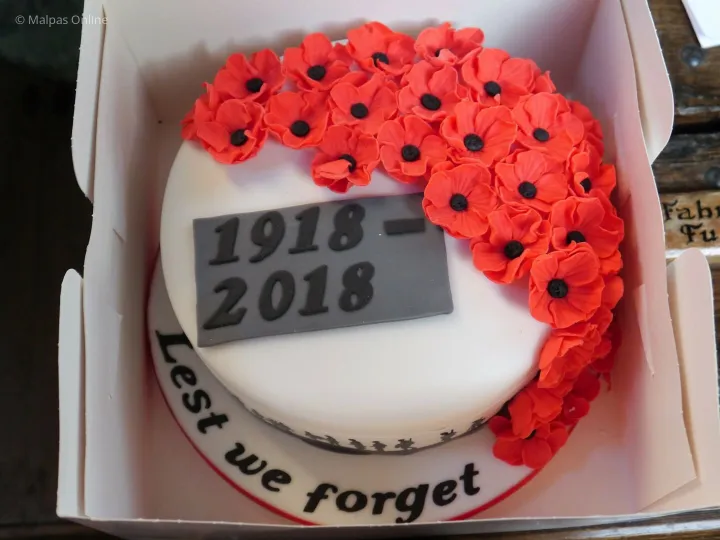 Malpas 100 Years On Cake