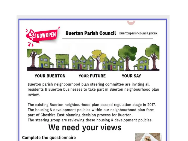 Questionnaire Flyer Notice Board 1