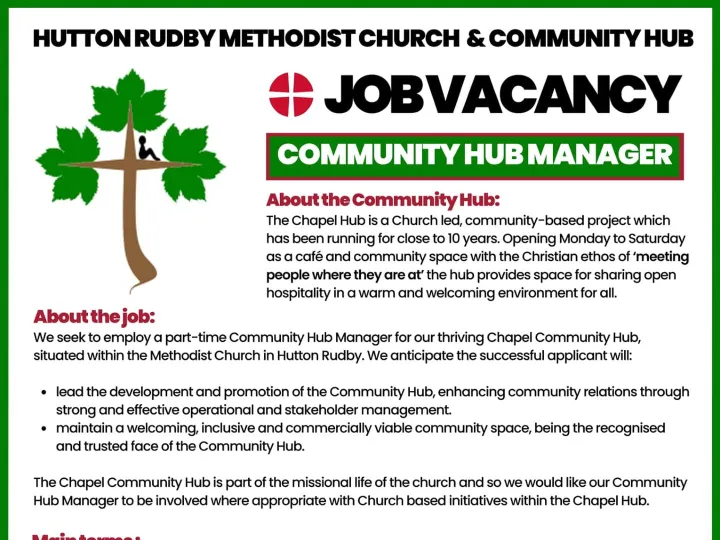 Hutton Rudby Vacancy