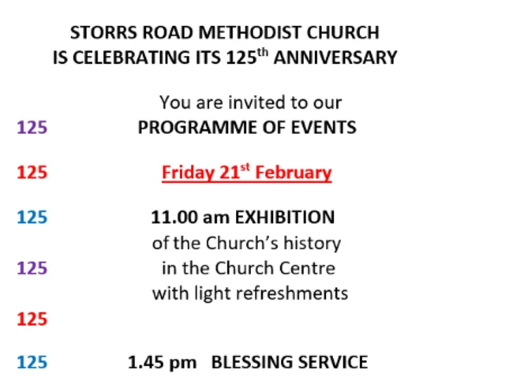 Storrs Road 125h Anniversary
