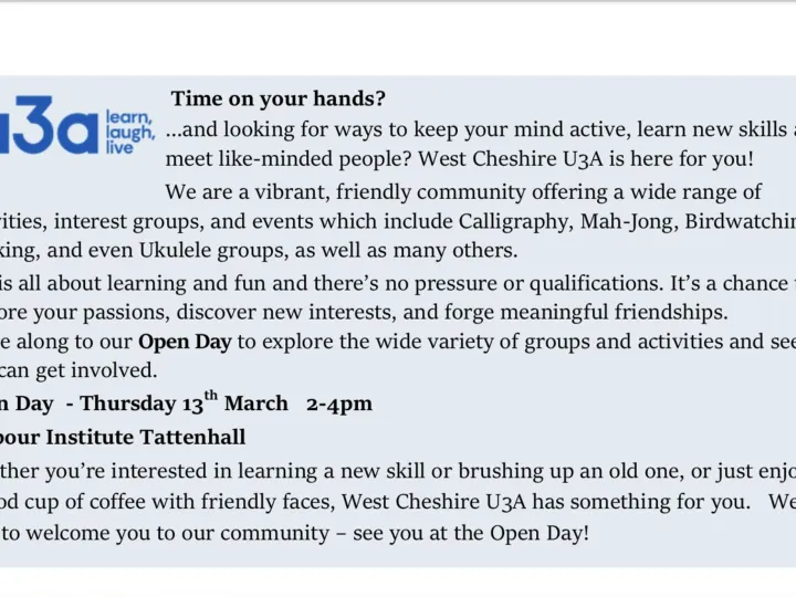 u3a Open Day