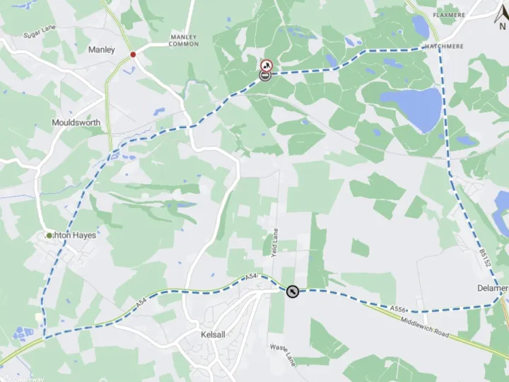 Ashton Road, Delamere Roadworks