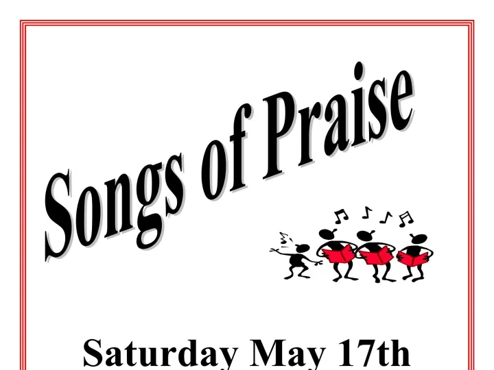 Songs of Praise May 2025
