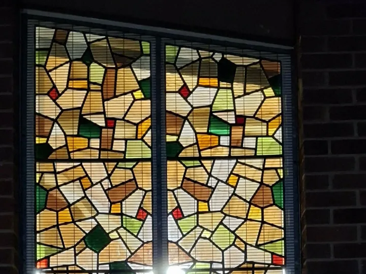 Whittington Moor Stained glass