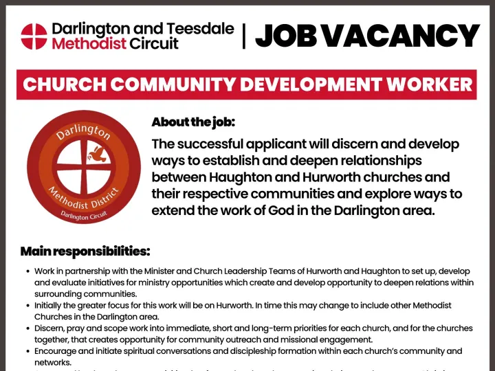 Church Community Development Worker