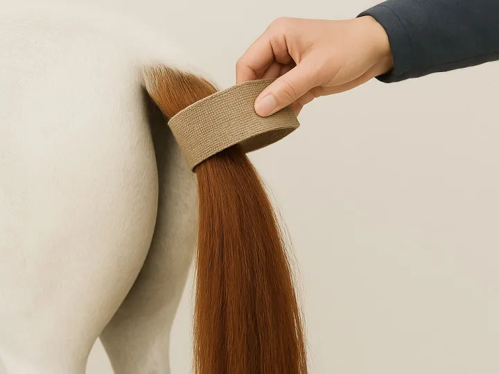 Equine Tail Gatherer – Taupe