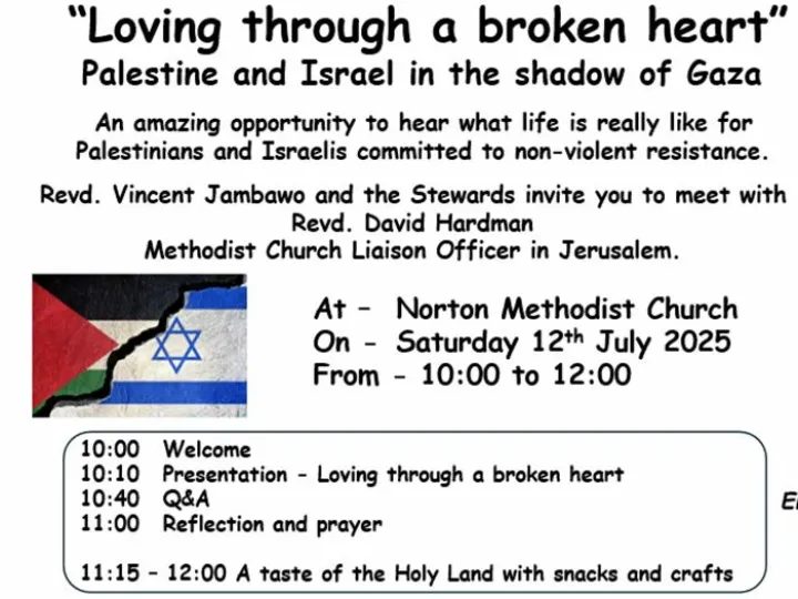 Rev David Harman Liaison Officer Jerusalem Norton