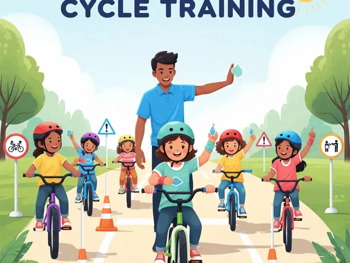Kids cycle training