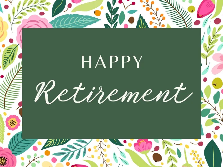 Retirement Chris Sep 2025