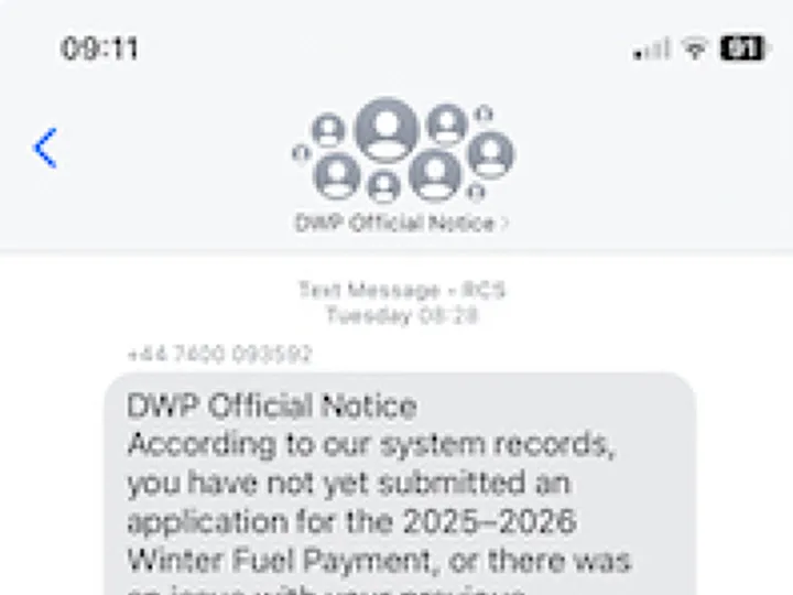 DWP scam