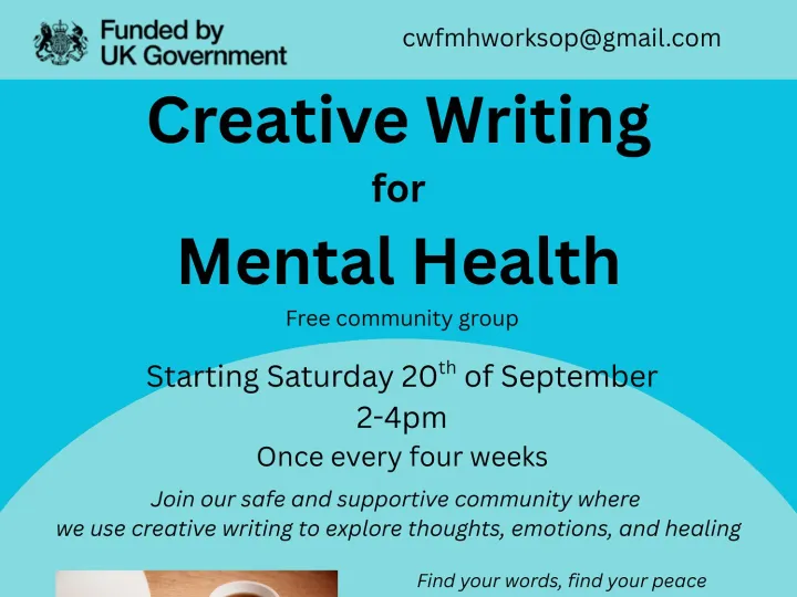 Creative Writing For Mental Health Poster