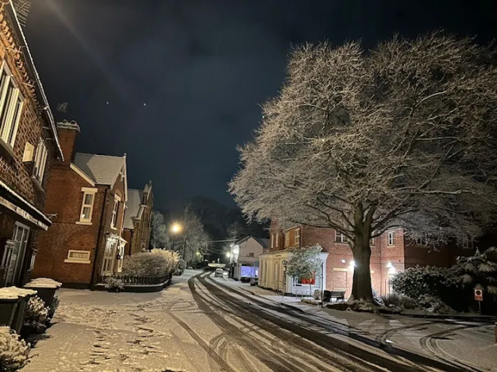 Snow in Village