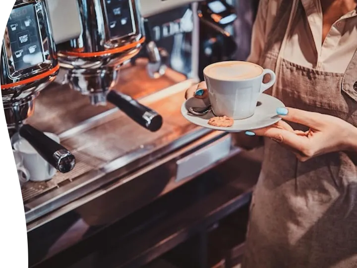 Process of coffee making using brand new coffee